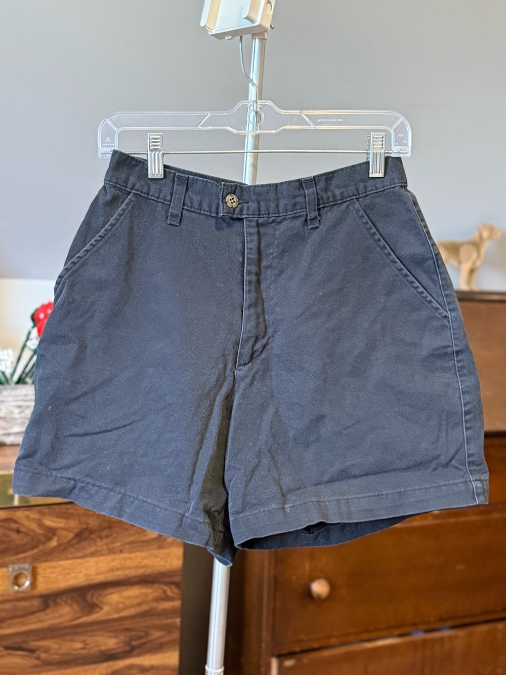Northern Reflections Navy High-Rise Bermuda Shorts